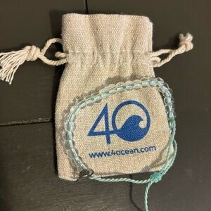 4Ocean Baby Blue Beaded Braclet